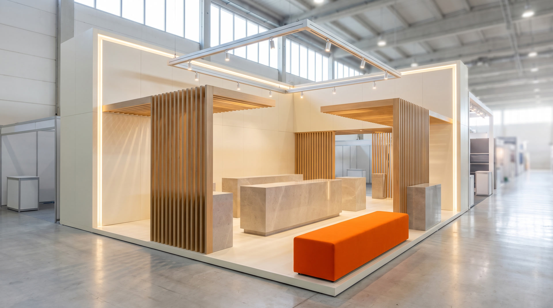 Custom exhibition stand